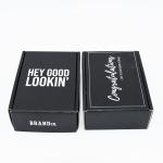 140g Matt Corrugated Mailer Boxes Two Sides Personalised Printed Shipping Silver