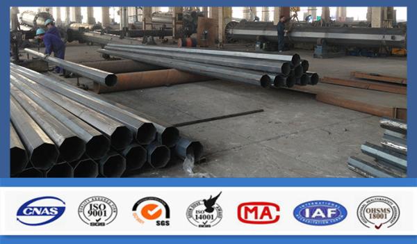 Buy cheap Electric Power Transmission Steel Utility Poles Customized Color For 3mm Thickness from wholesalers