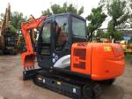 Used Hitachi zx60 6 ton Mini Excavator with Original Hydraulic Valve in Good