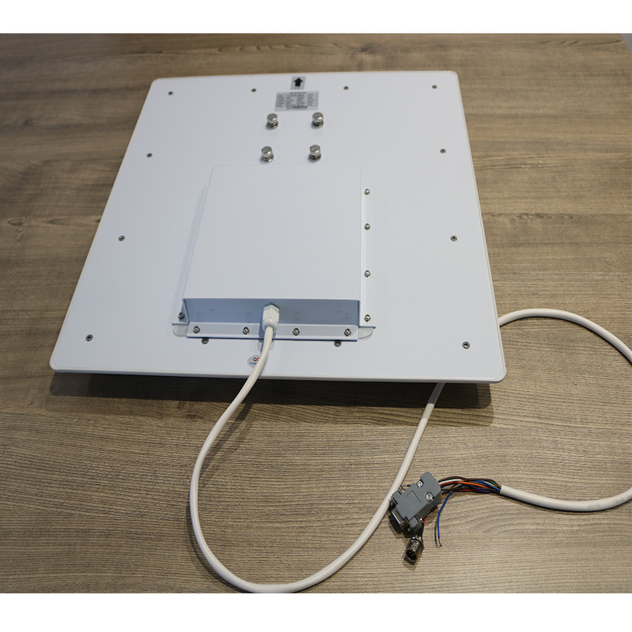 12m uhf rfid reader long range rfid reader for Parking color White Access control system