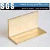 Buy cheap Extruded Wrought Copper Alloy L Shape Sheet Brass L Sections Extruding from wholesalers