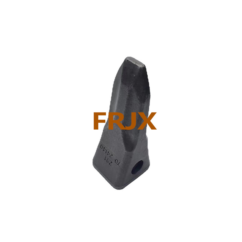 Yellow Black OEM Standard Excavator Bucket Teeth With HRC 52-58 Surface Hardness