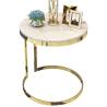 Buy cheap Stainless Steel Round Sofa Side Table Telephone Table Smooth Surface from wholesalers