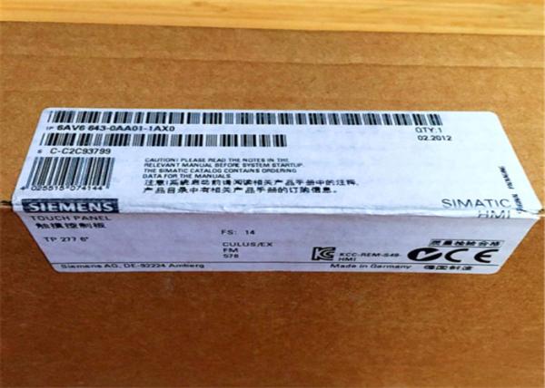 Buy cheap Siemens Tp 277 6 SIMATIC Hmi Display Touch Screen 6av6643-0aa01-1ax0 6av6 643-0aa01-1ax0 from wholesalers