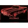 Buy cheap 1972 Olds Cutlass S Acrylic Bar Sign 20cm Battery Operated Neon Bar Signs from wholesalers