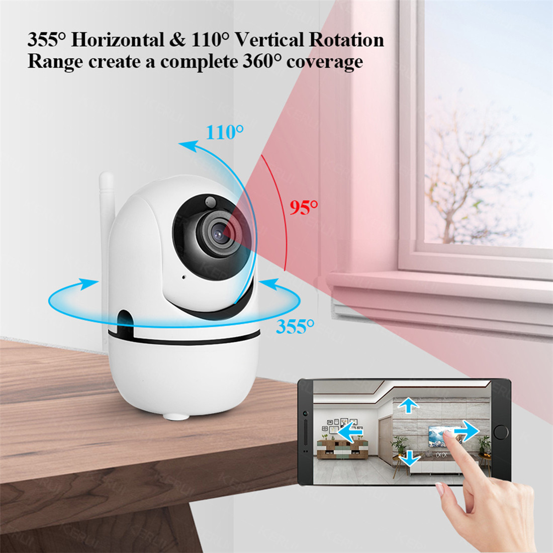 Smart Indoor P/T Camera Best Seller Model(TV-288ZD-2MP)