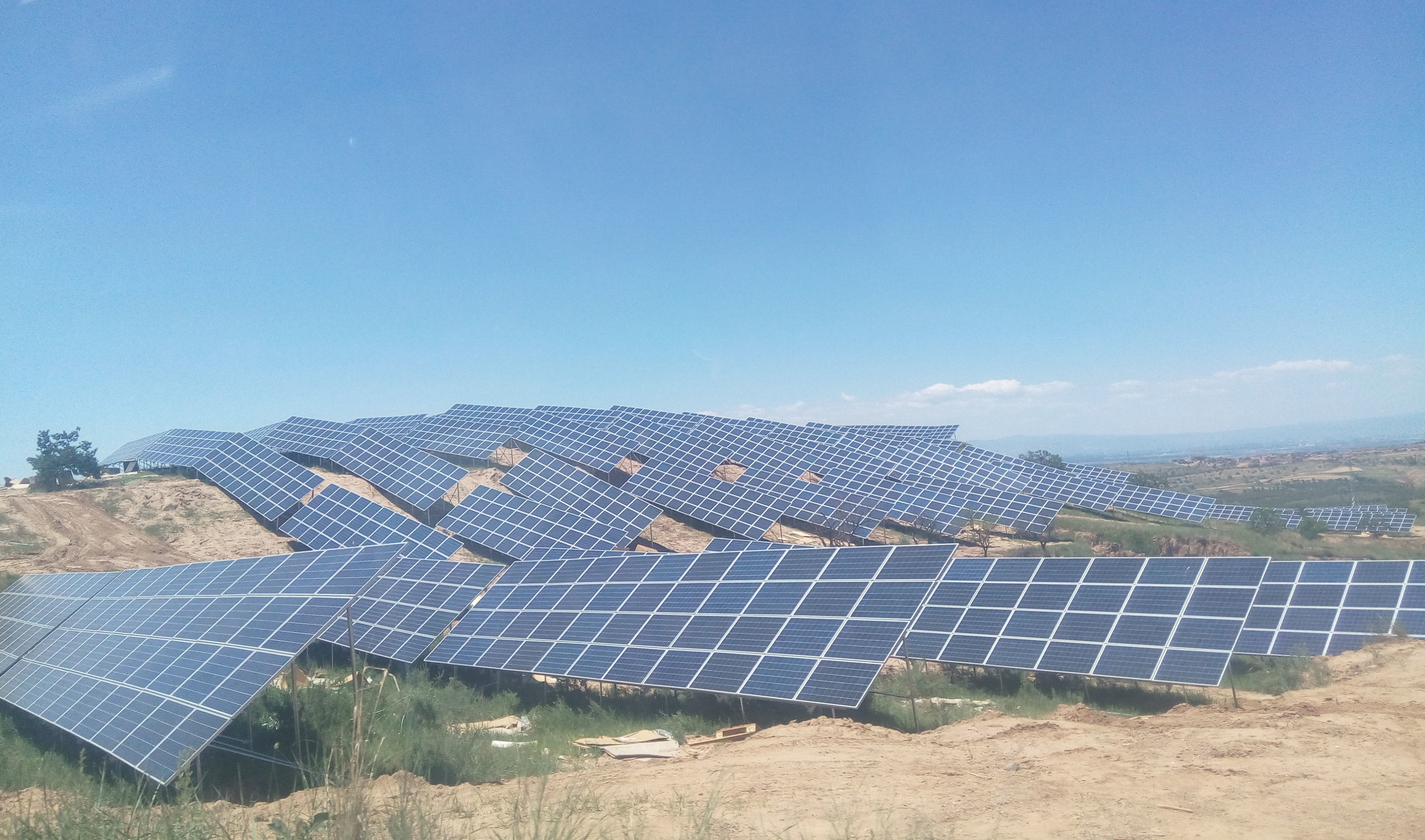Galvanized Q345B Q235B on off grid Solar Panel mounting Systems PV solar mounting structure
