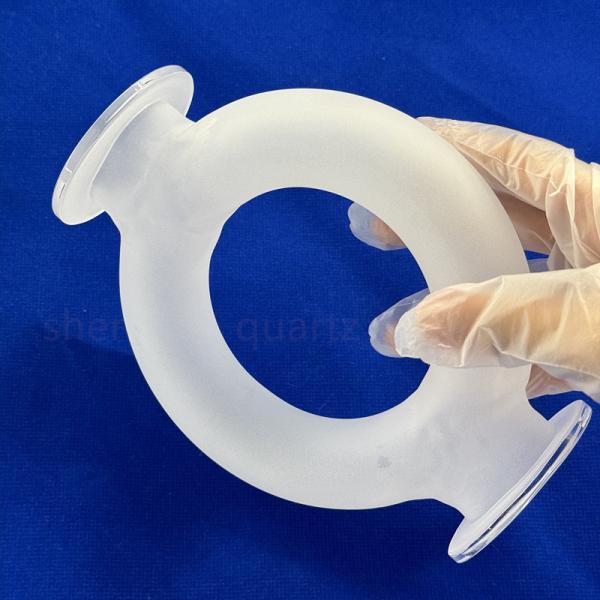 Buy cheap High Temperature And Corrosion Resistant Custom Opaque Frosted Quartz Instrument from wholesalers
