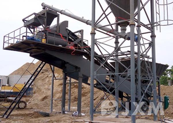 Buy cheap 35 M3/H Concrete Batching And Mixing Plant CE ISO Certification from wholesalers
