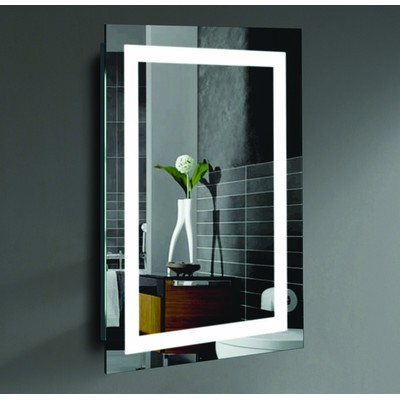 Custom Lighted Bathroom Smart Vanity LED Mirror with Rust Resistant Metal Chassis