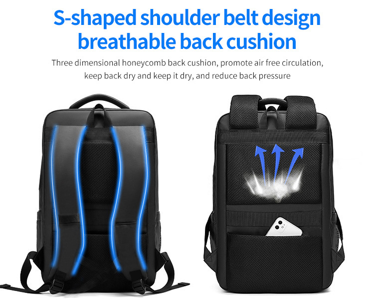 Custom logo design bagpack usb waterproof men bag backpack bag laptop backpack