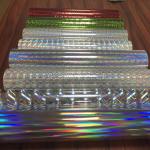 Transparent Self Adhesive Holographic Film Roll Soft Hardness For Laser Printer
