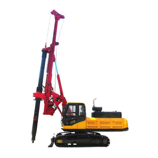 Quality Crawler Mounted Water Well Rotary Drilling Rig Machine 170KW Engine 40m Piling Depth for sale