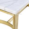 Buy cheap High quality hotel Madison Park Antonio Marble Table Stainless Steel Coffee Side End Table from wholesalers