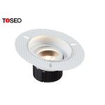 5 Watt Round Trimless LED Recessed Downlight GU5.3 For Supermarket