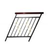 Buy cheap Black Gold Industrial Stair Railing Metal Balustrade For Decking Post Picket System from wholesalers