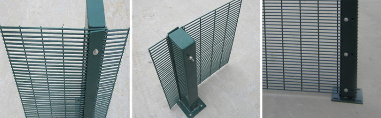 358 Anti Climbing Fencing 60mm X 60mm Post Size For Living Area