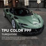 Buy cheap K077 Turquoise TPU Glitter Diamond Color PPF Self Healing Vinyl Car Wrap from wholesalers