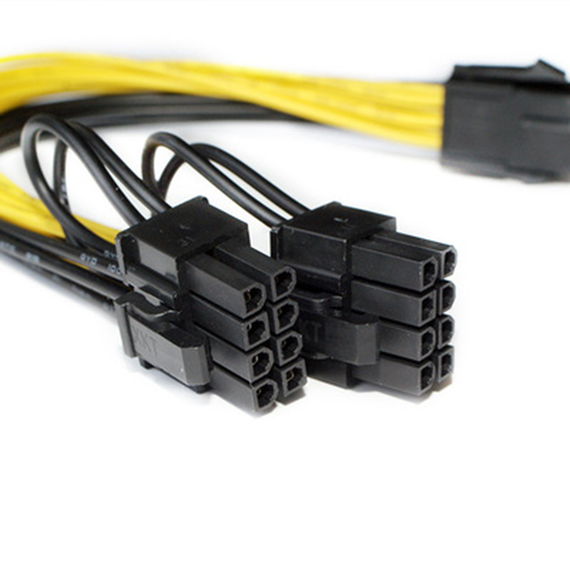 18Awg PCI-e 8pin to Dual 8Pin / PCIe 8pin-2x(6+2pin) Graphics Video Card Power Cable PCI Express power splitter cable
