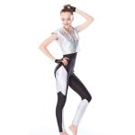 Buy cheap Hip Hop Dance Costumes V Neckline Sparkle Zipper Vest Sports Leotard Competition from wholesalers