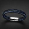 Buy cheap Braided Leather Bracelets For Men,Leather Bracelets Fashion Magnetic Clasp 7.5-8.5 Inch from wholesalers