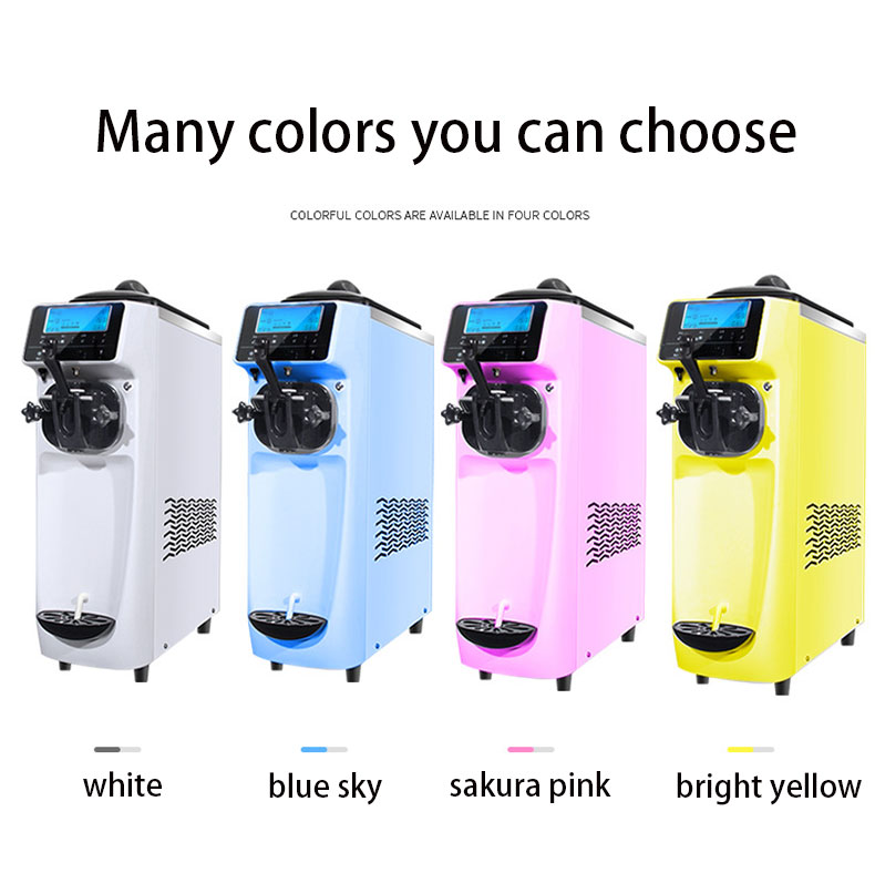 2023 Commercial Soft Serve Ice Cream Machine with 43KG Capacity and Making Function