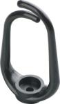 Grey Network Cable Management Metal Cable Ring Cable Organizer For Telecom YH