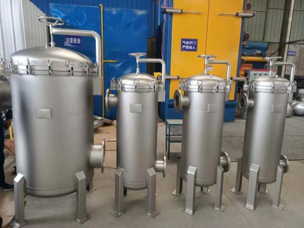 20 Inch Ro Stainless Steel Cartridge Filter Housing For Water Treatment 0.1