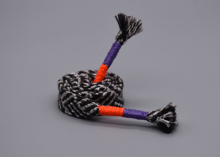 Custom 30cm 100% Polyester Drawstring Cord For Clothing