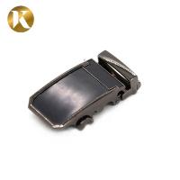 Buy cheap Wenzhou Kml Custom Logo Black Business Zinc Alloy Automatic Belt Buckle product