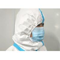 Buy cheap Non Woven Disposable Protective Suit Virus Surgery Hooded Disposable Coveralls product