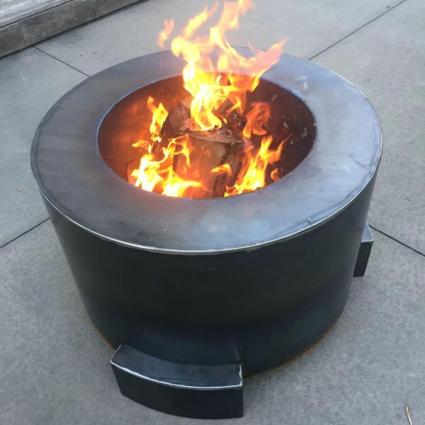 Buy cheap 900mm Garden Outdoor Fireplace Wood Burning Round Metal Fire Pit Table from wholesalers