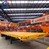 Buy cheap 54000kgs Max Payload Steel 40ft 12pcs Twist Lock Container Flatbed Semi Truck Trailer from wholesalers