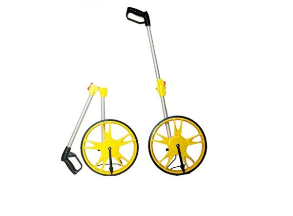 Buy cheap Handle Rolling Distance Measuring Wheel , Mechanical Meter Measuring Wheel from wholesalers