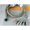 Buy cheap Compatible Generic AAMI 6 Pin One Piece Ecg Lead Wires 5 Leads OD 4.00mm from wholesalers