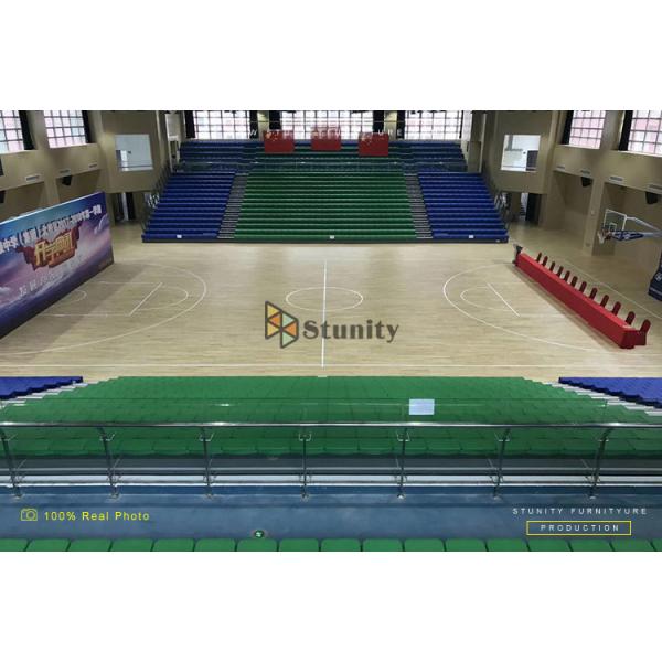 Convenient Multi Purpose Retractable Bleacher Seating