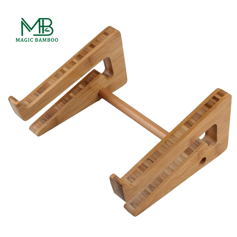 Modern Design Portable Bamboo Laptop Desk Stand for Bedroom Comfort and Convenienc