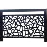 Buy cheap Preassembled Outside Black Wrought Iron Guardrail Fence Panel Balustrade from wholesalers