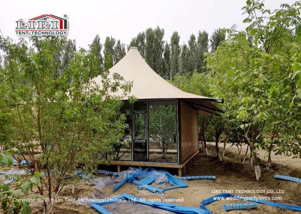 Buy cheap Durable Luxury Glamping Tents Structures For Resorts 25 Years Life Span from wholesalers