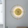 Buy cheap Nordic Designer Rudder Black Gold Led Wall Lamp For Living Room Bedroom Wall Clock Lamp(WH-OR-167) from wholesalers