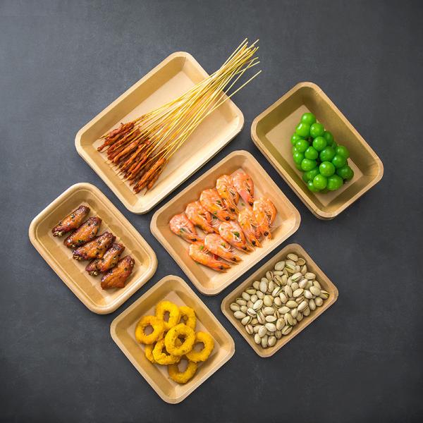 Buy cheap Biodegradable Disposable Kraft Paper Dinner Plate 250 - 850ml For Fresh Food from wholesalers