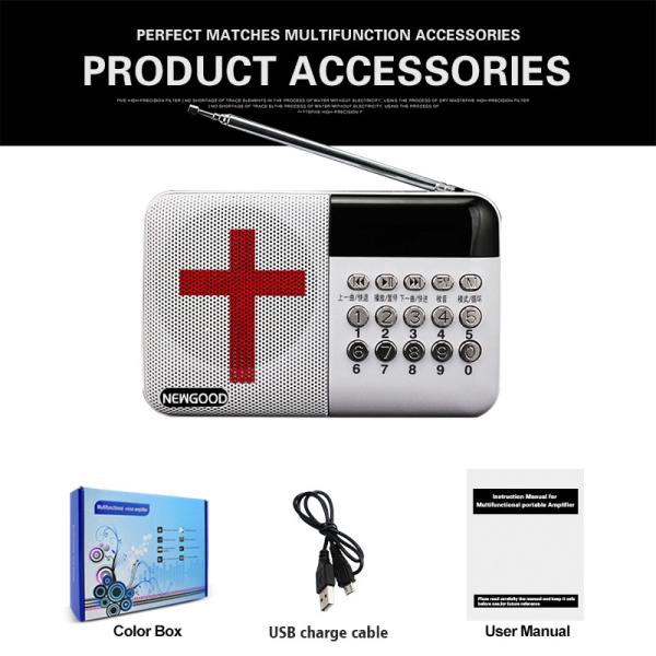 Buy cheap Christianity usb sd card mini speaker from wholesalers