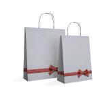 Wholesale Custom Personalized Large Luxury Gift Shopping Carrier Black Paper