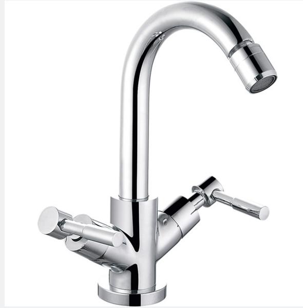 Buy cheap Modern Double Handle Brass Bidet Mixer Tap For Bathroom T80531 from wholesalers