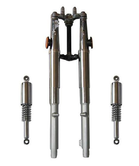 Buy cheap HONDA CG125 Red Yellow Black White Blue color silver chrome Front Shock Absorber from wholesalers