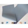 Buy cheap Waterproof 7628 0.25mm Grey PVC Woven Fabric Coated Fiberglass Fabric 20cm Width from wholesalers