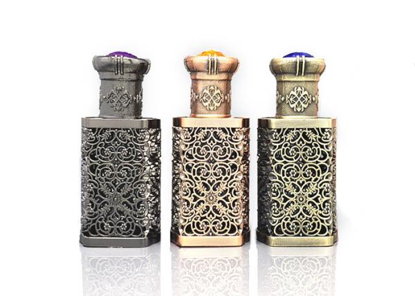 Buy cheap Decorative Glass Perfume Bottles 10ml Flat Shape Fashionable Appearance from wholesalers