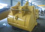 HARDOX500 Excavator Rock Bucket For PC 750 3.5 Cubic Meter 6 Month Warranty