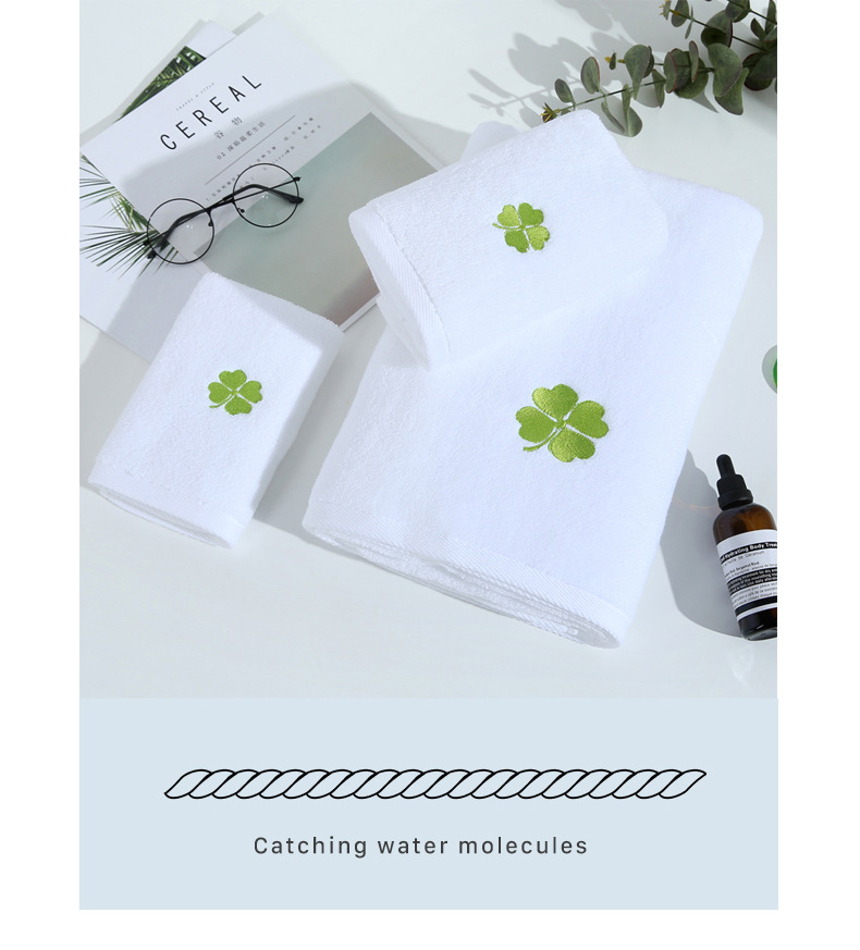 Custom Embroidered Facial Cleansing Towel for Gentle and Refreshing Face Cleaning