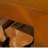 Buy cheap Fuxin Rectangular Corten Steel Log Holder 2mm-4mm Thickness from wholesalers
